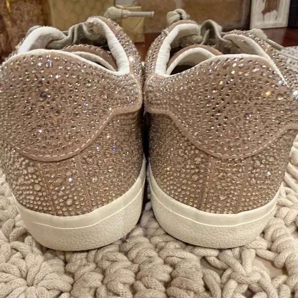 Vintage Havana Women's Splash Gold Sneaker Shoes Sz 7.5 - Picture 7 of 10